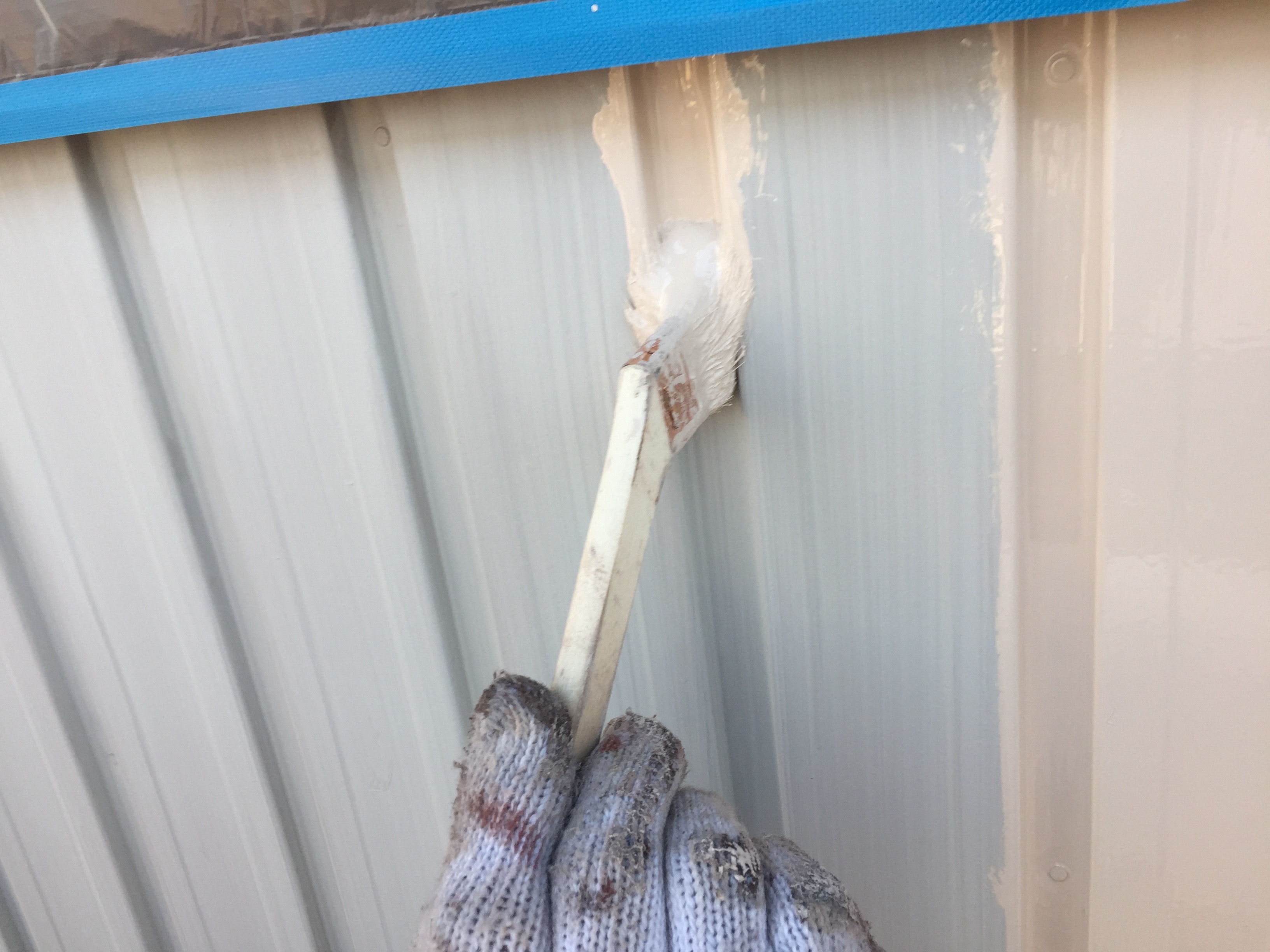 本巣郡北方町S様邸 中塗りの様子