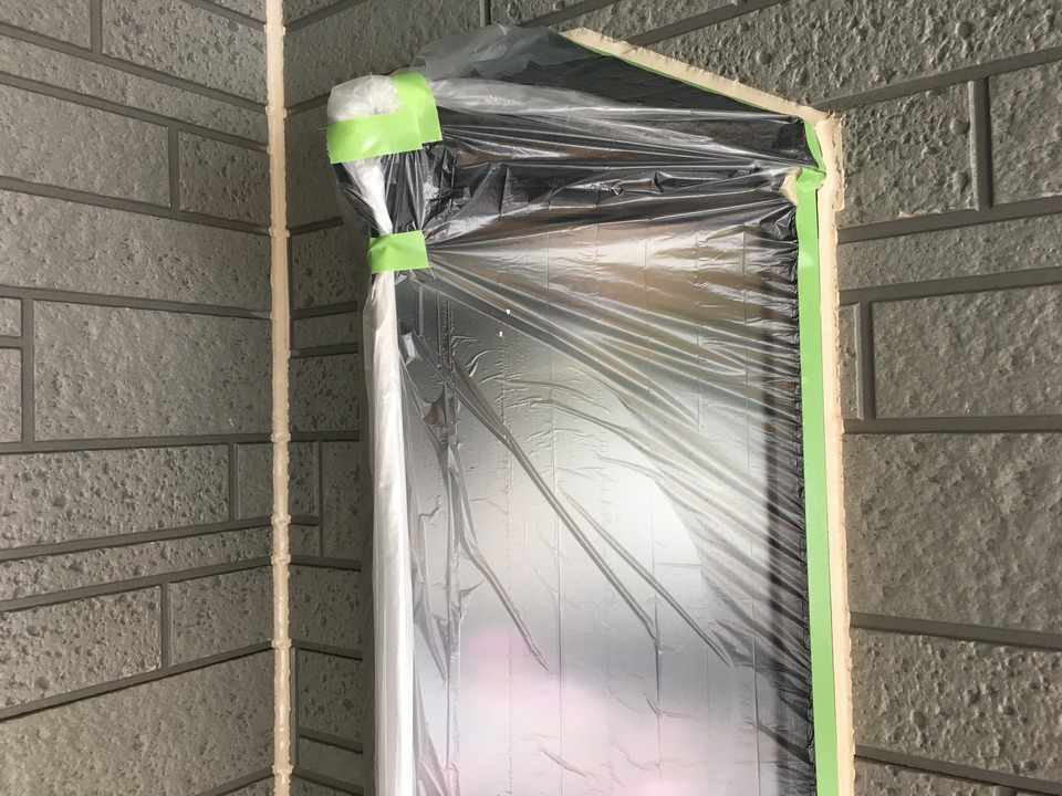 揖斐郡揖斐川町 塗装前の大切な作業「養生(ようじょう)」