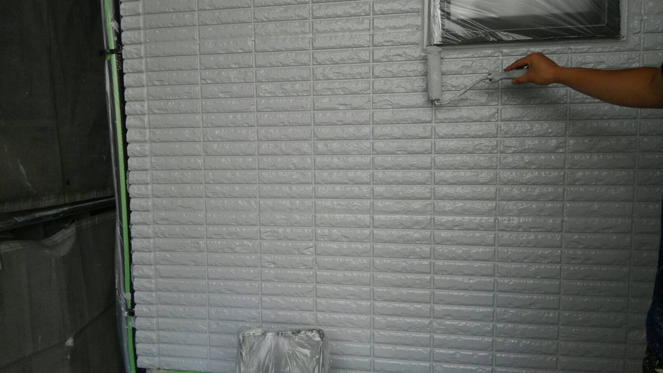 羽島郡岐南町 「アレスダイナミックトップ」でグレーの外壁に