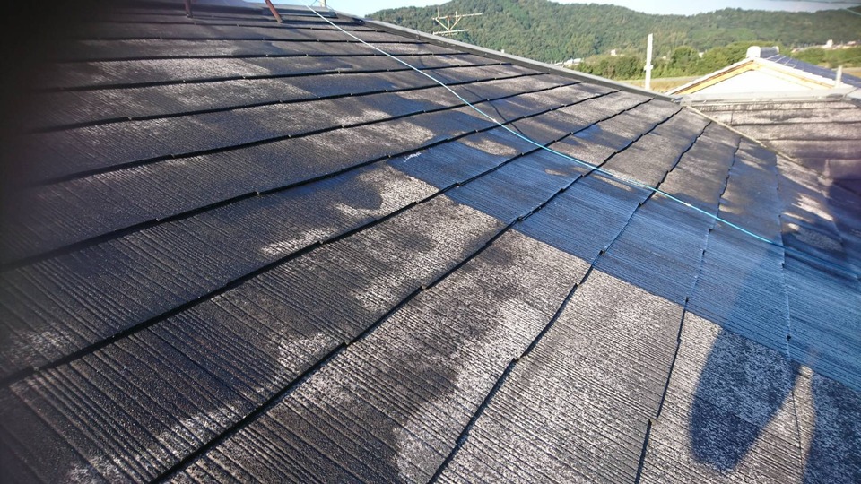 揖斐郡揖斐川町 スレート屋根の塗装工事