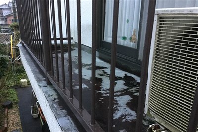 ベランダにも適切な防水工事を