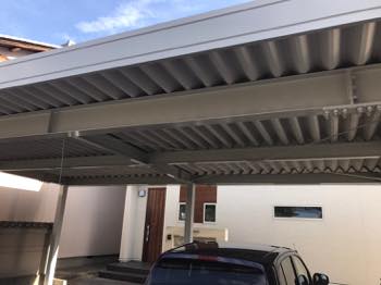 アイムス　折半屋根　塗装